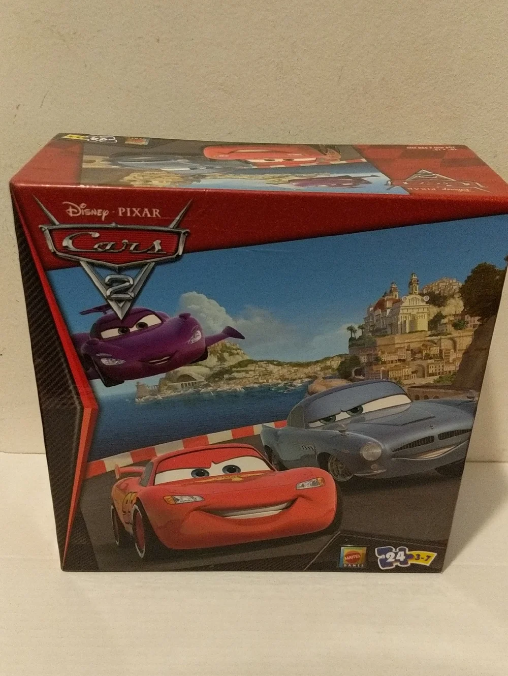 COLLECTABLE Disney Pixar Cars 2 Lightning McQueen Puzzle 10 X 13" New Open Box - Picture 1 of 4